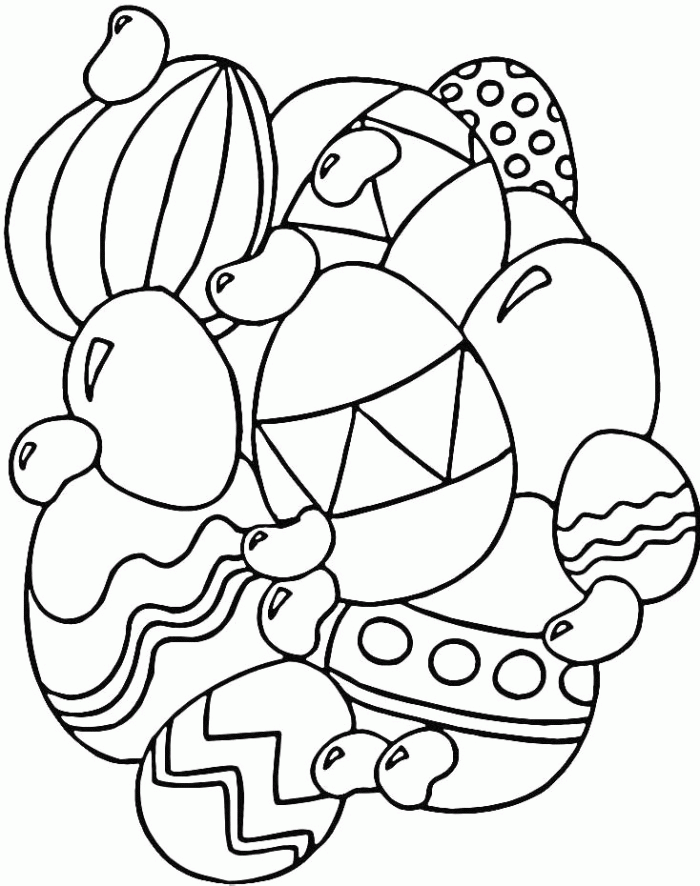 Easter Bunny Puzzle Coloring Pages - Games Coloring Pages : Free 