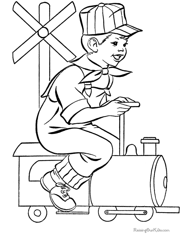 child from things Colouring Pages (page 2)