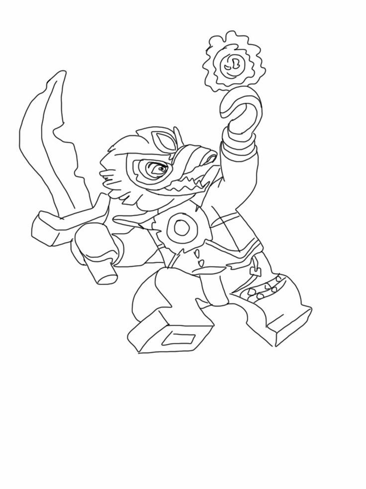 Lego Chima Coloring Page Coloring Home