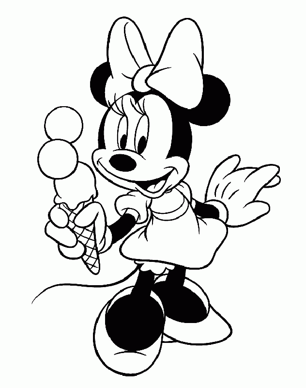 Minnie Mouse Coloring Online - Minnie Mouse Coloring Pages 