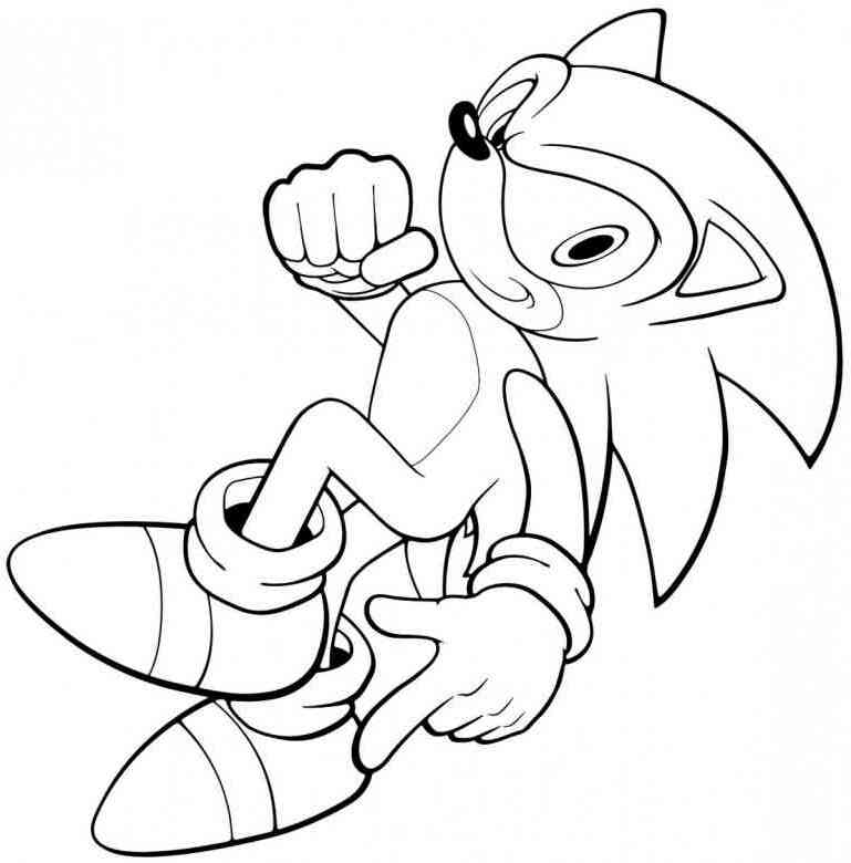 Free Printable Sonic Coloring Pages For Kids | Coloring Pages