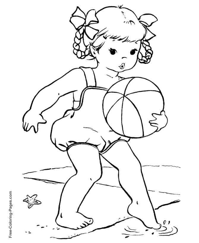 Summer Coloring Pages For Preschool - Coloring Home