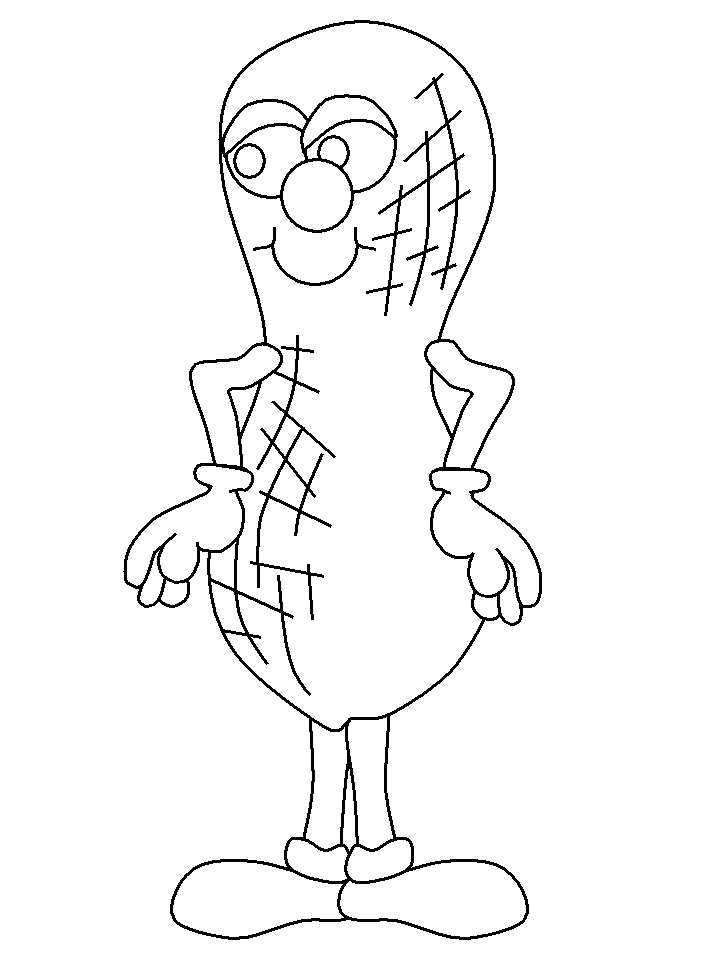 Peanuts Coloring Page - Coloring Home