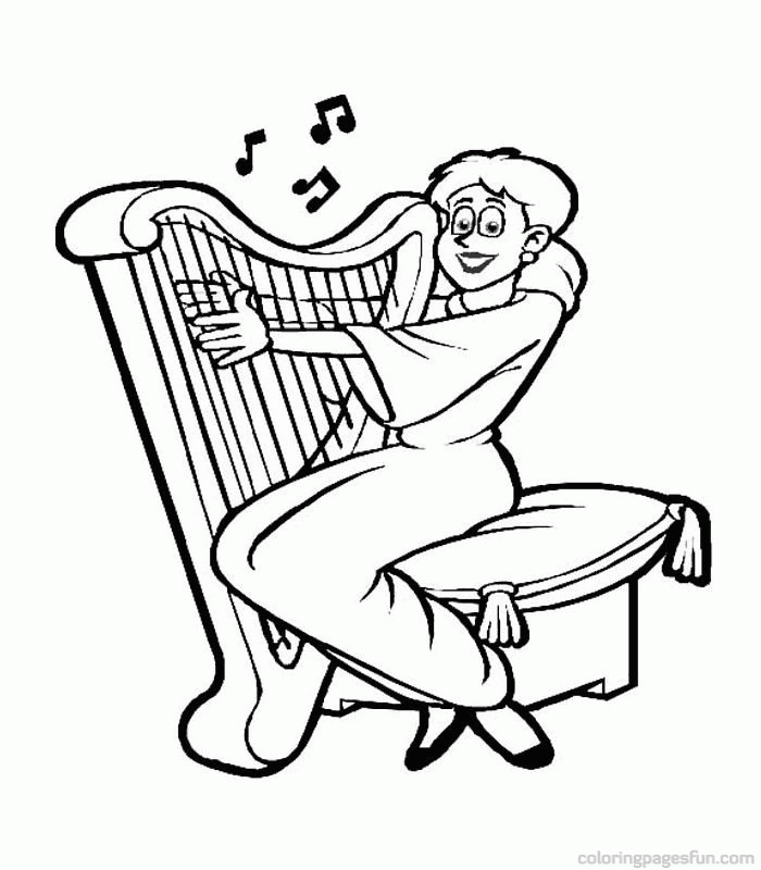 Coloring Pages Instruments - Coloring Home