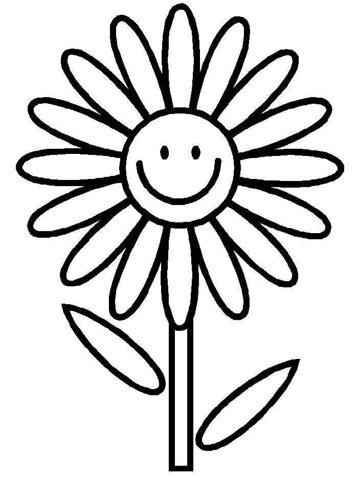 This Coloring Page For Kids Features The Outline Of A Simple 