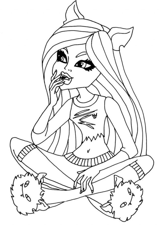 Kids Coloring Pages Monster High Online Coloring Pages Princess 
