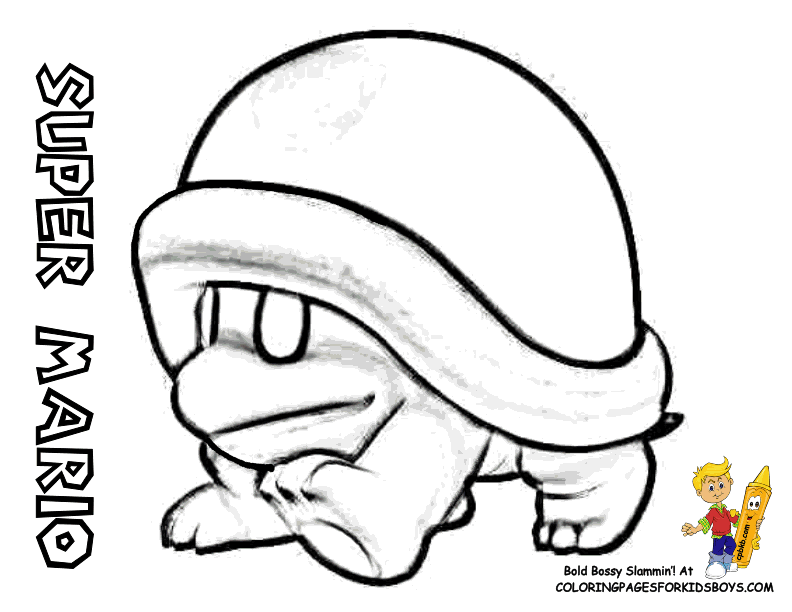 cheep cheep mario Colouring Pages (page 2)