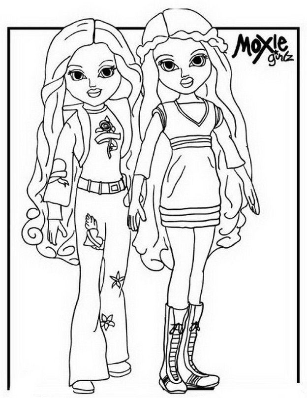 Moxie Girlz Coloring Pages (4) | Coloring Kids
