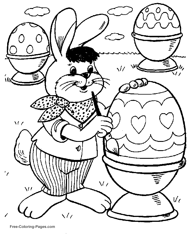 Easter Eggs Coloring Pages Printable 512 | Free Printable Coloring 
