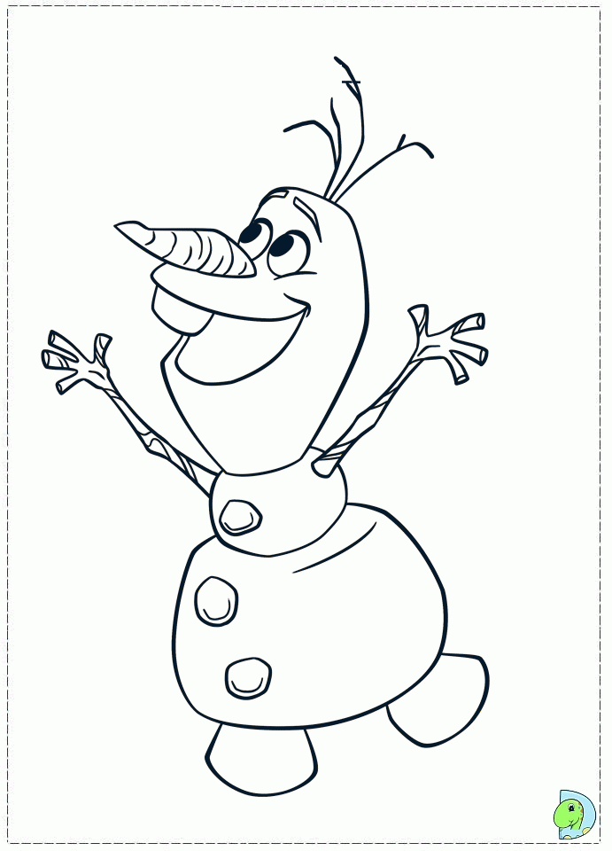 Official Frozen Coloring Pages