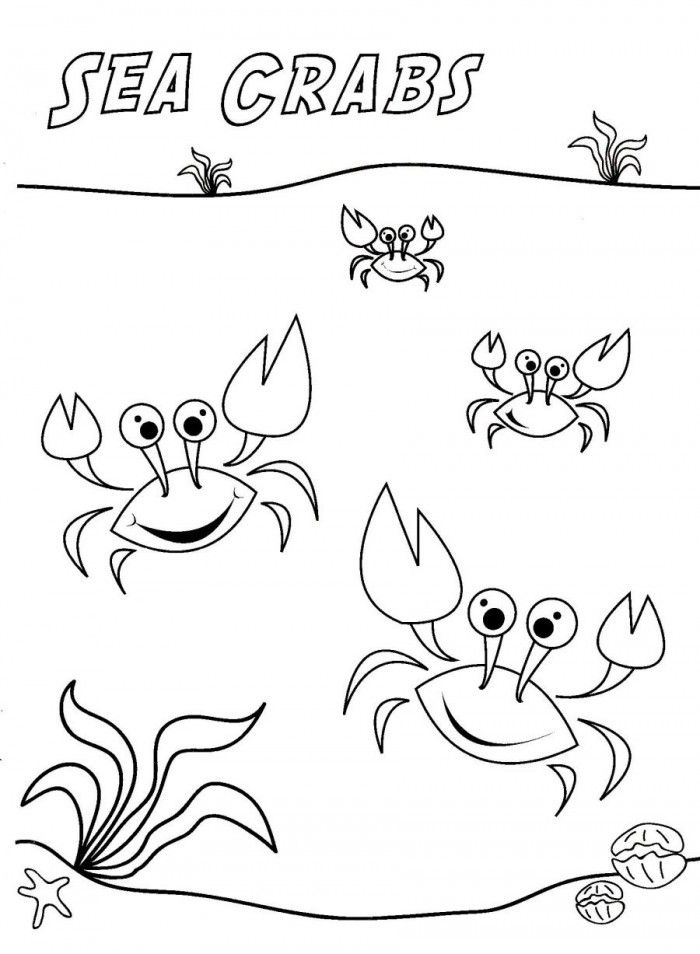 Maryland Crab Coloring Page
