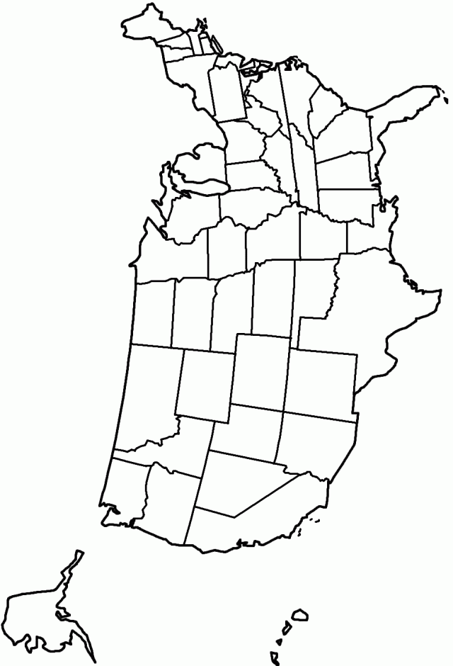 States Coloring Pages All 50 States Coloring Pages United 271405 