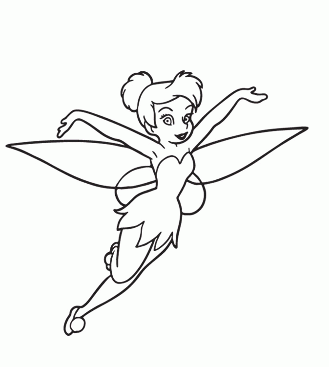 Tinkerbell Coloring Book Pages Home