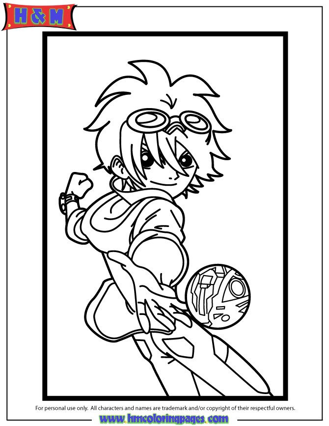 Bakugan Battle Boost Arena Coloring Page | HM Coloring Pages