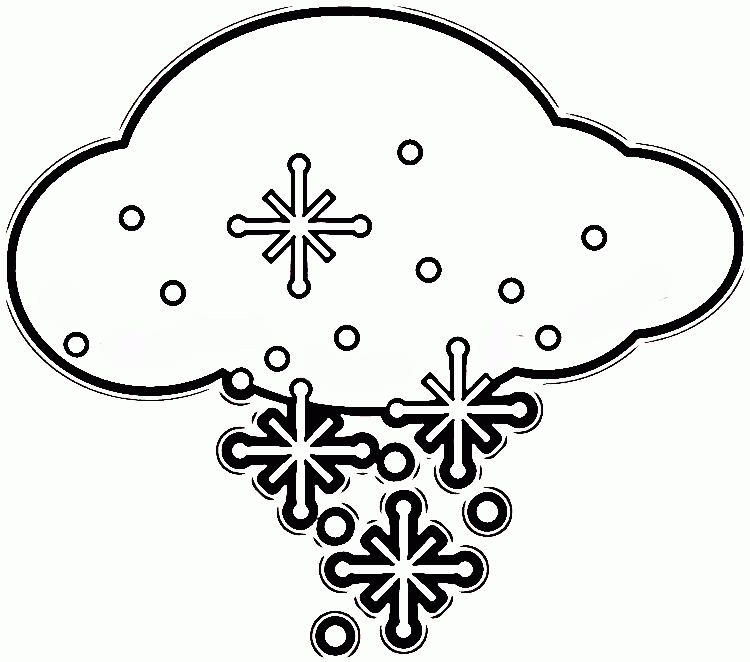 Coloring Pages Of Clouds - Coloring Home