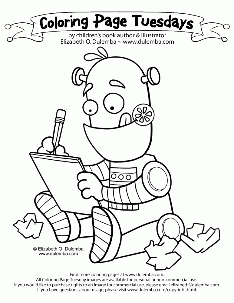 Children's Publishing Blogs - Coloring Page Tuesday blog posts