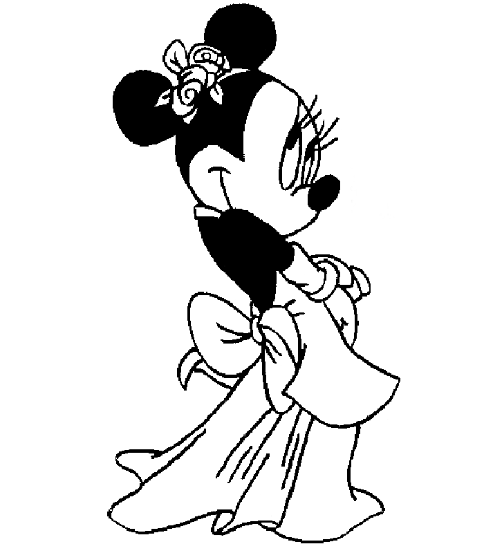 Free Minnie Mouse Template - Coloring Home