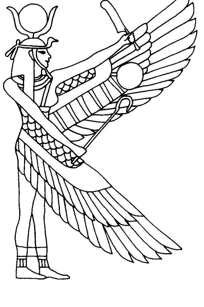 Egyptian Gods Coloring Pages - Coloring Home