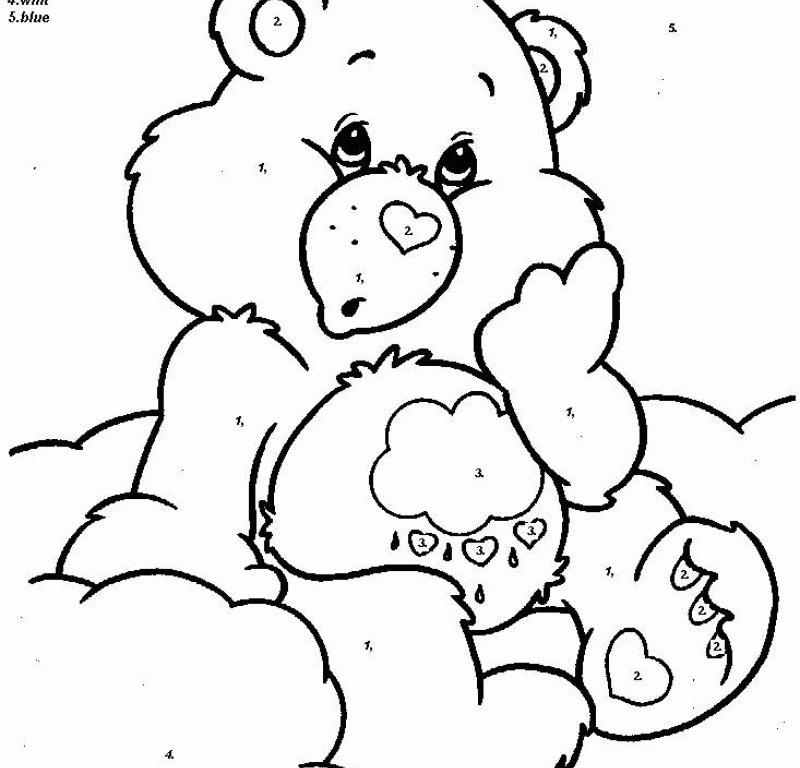 Color By Number Sheets - HD Printable Coloring Pages