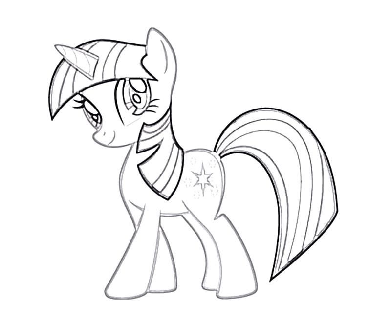3 Twilight Sparkle Coloring Page