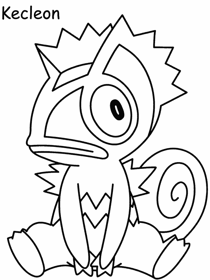 Mutant Pokemon Colouring Pages