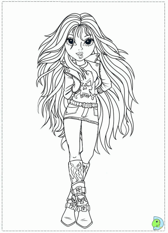 moxie car girls Colouring Pages (page 2)