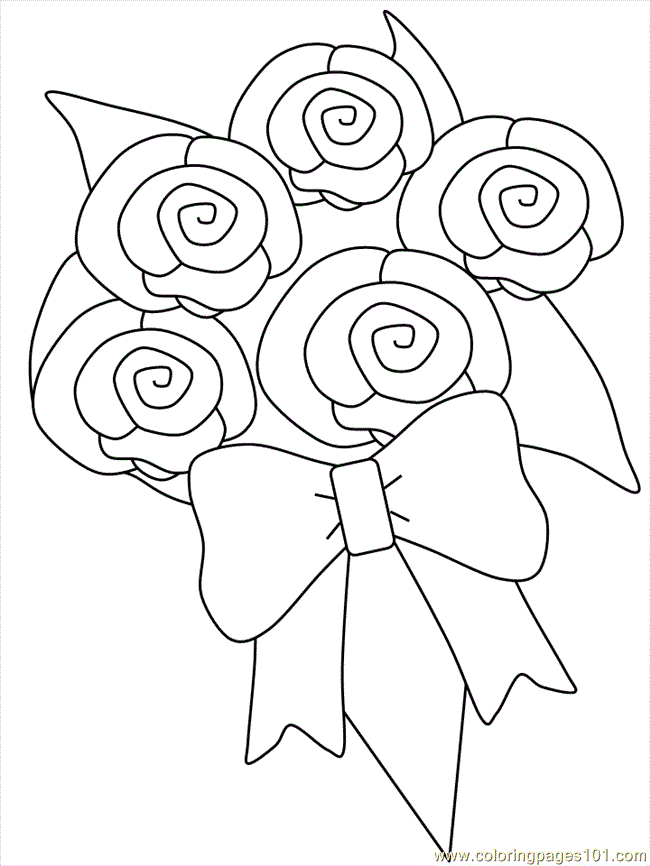 dophin and flower Colouring Pages (page 3)