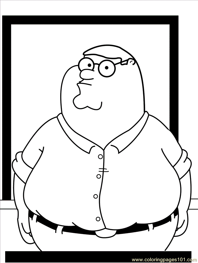 Coloring Pages Family Guy 2 (Peoples > Others) - free printable 