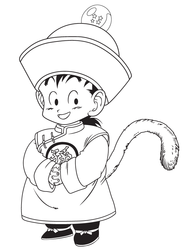 Ultimate gohan Colouring Pages