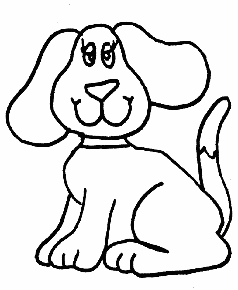 Free Easy Coloring Pages - Coloring Home