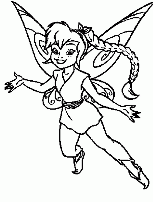 Disney Fairy Rosetta Coloring Pages