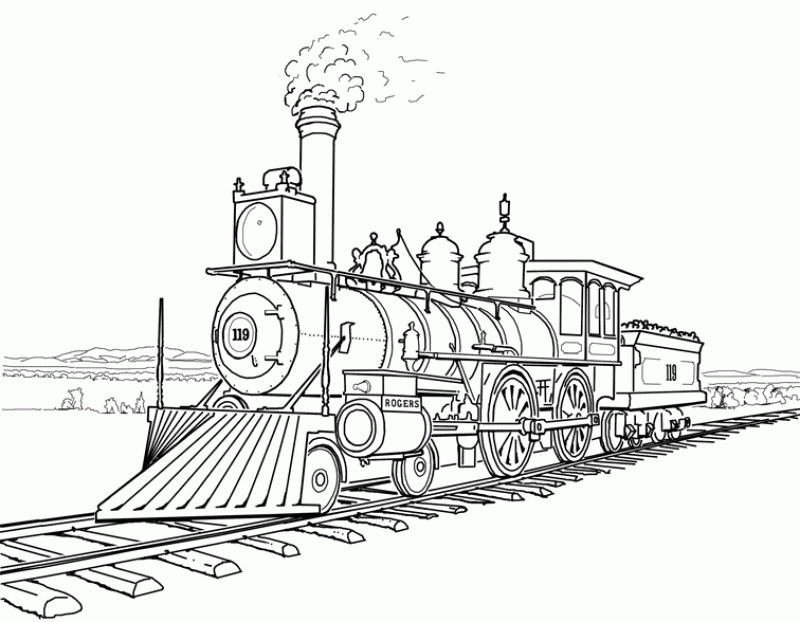 Steam Train Coloring Pages - HD Printable Coloring Pages ...