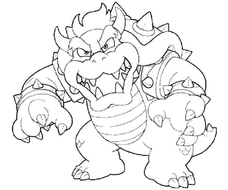 Bowser Coloring Pages | Coloring Pages
