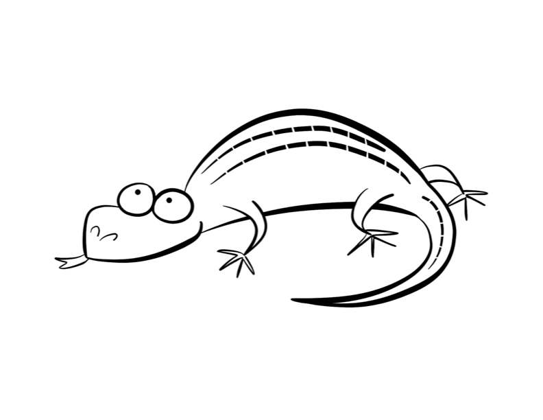 Gecko Coloring Pages - Coloring For KidsColoring For Kids