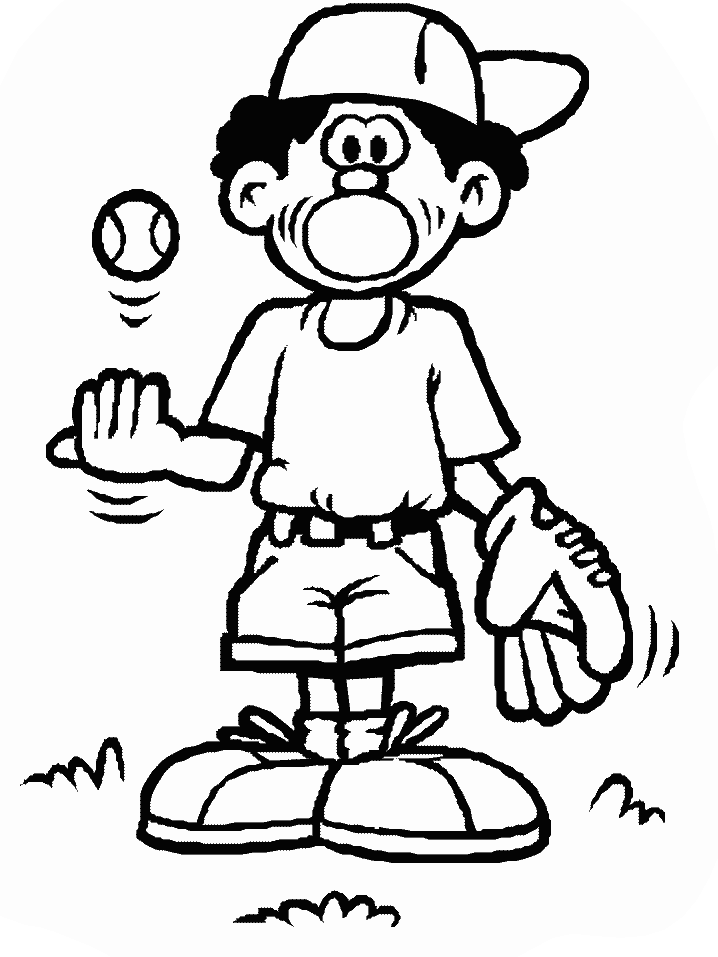 Baseball Player Coloring Pages Coloring Home