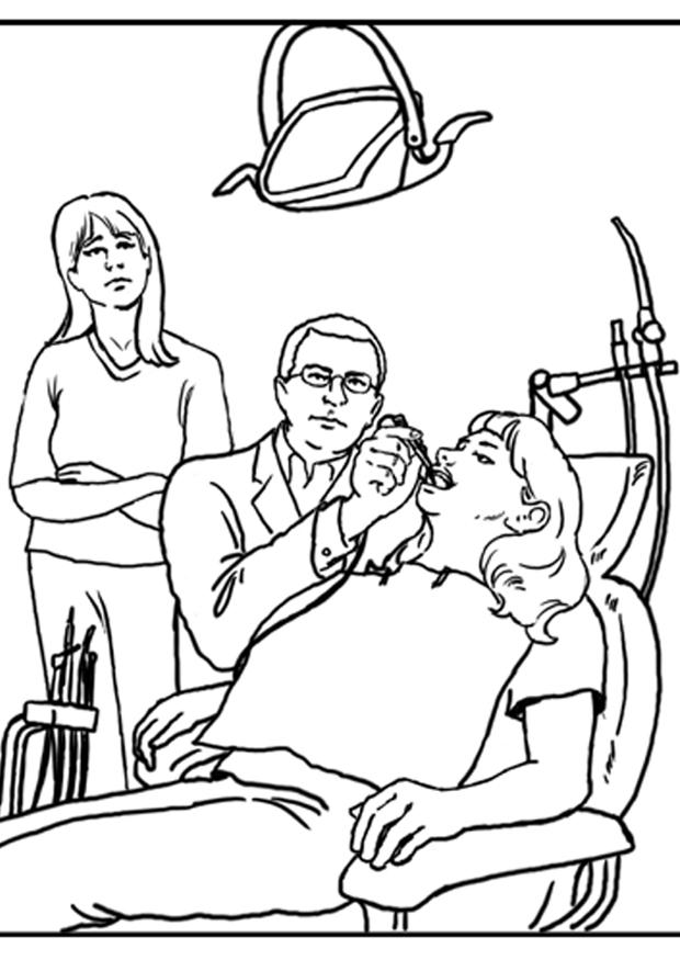 Dentist-coloring-15 | Free Coloring Page Site