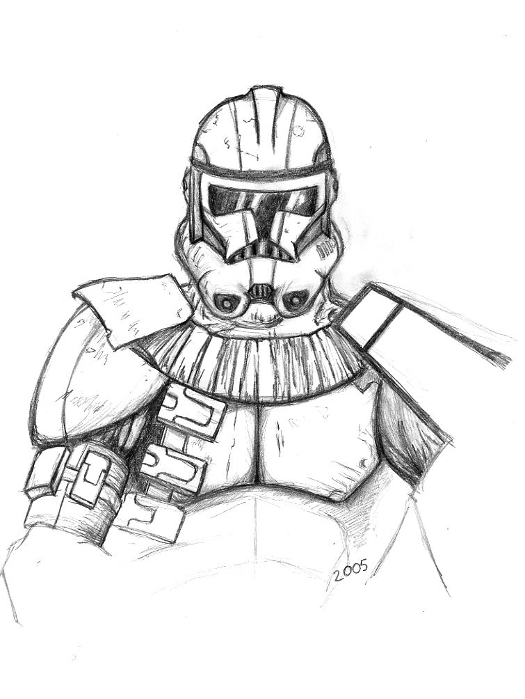 Star Wars Clone Trooper Coloring Pages - Coloring Home
