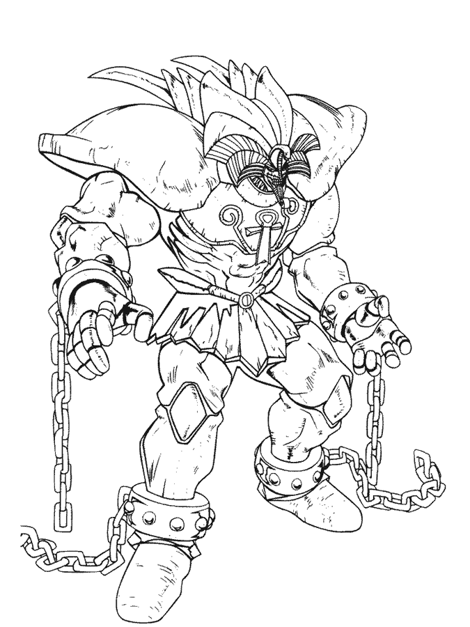 Yu Gi Oh Coloring Pages | Coloring Pics