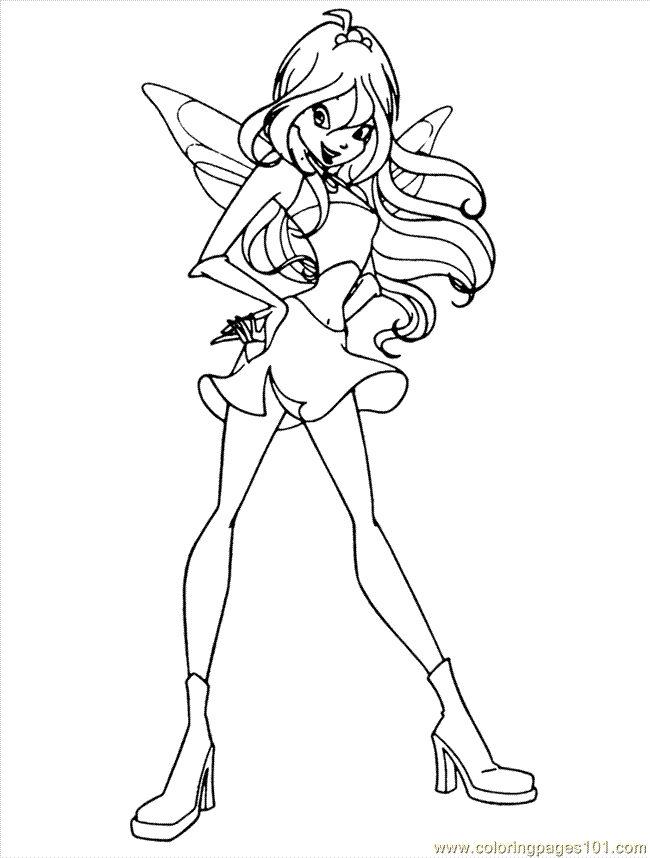 Coloring Pages Winx Club 0012 (Cartoons > Winx Club) - Free - Coloring Home