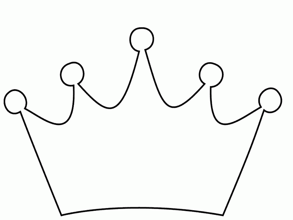Crown Coloring Pages Home Free Princess Crowns