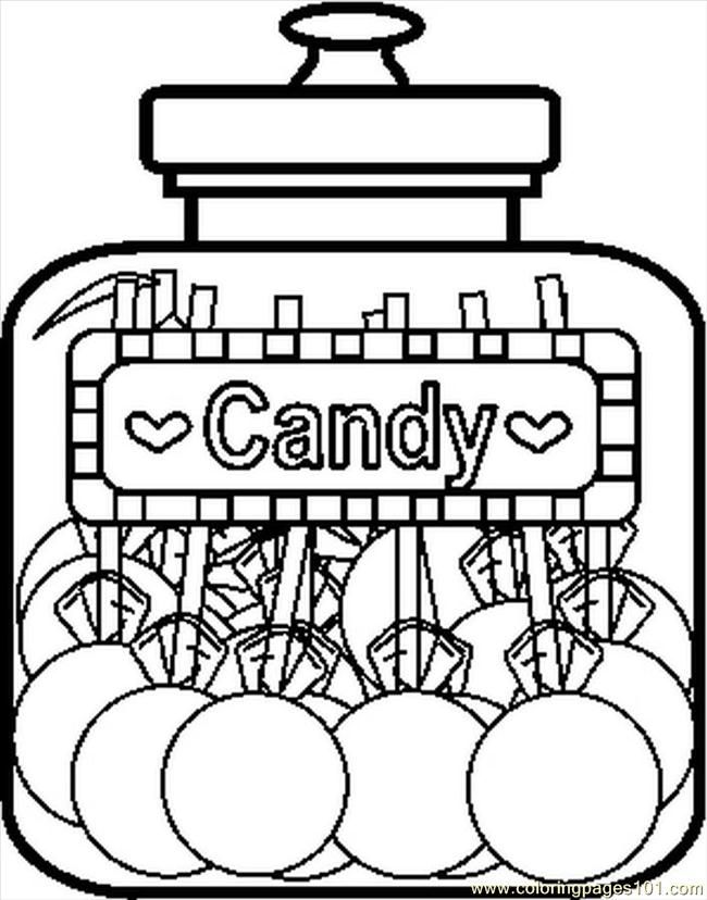 Printable Candy Coloring Pages - Coloring Home