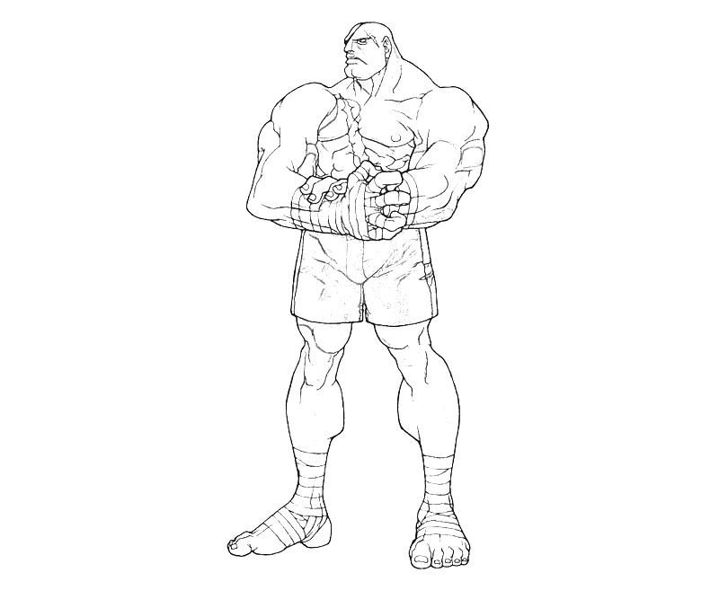 Street Fighter Coloring Pages