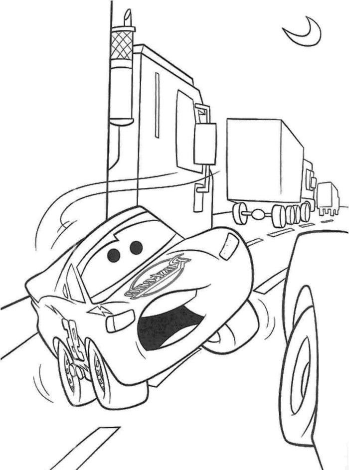 Cars Pixar Coloring Pages - Coloring Home