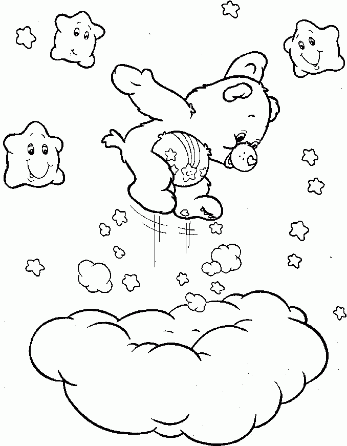 Two Bears That Make A Snowman Coloring Pages - Winter Coloring 