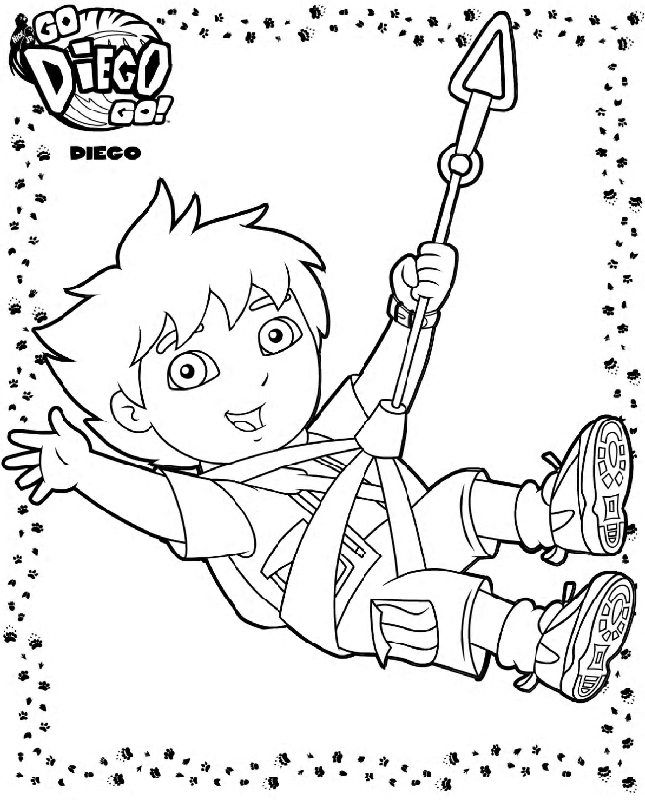 Diego, Go Diego GoColoring Pages 19 | Free Printable Coloring 