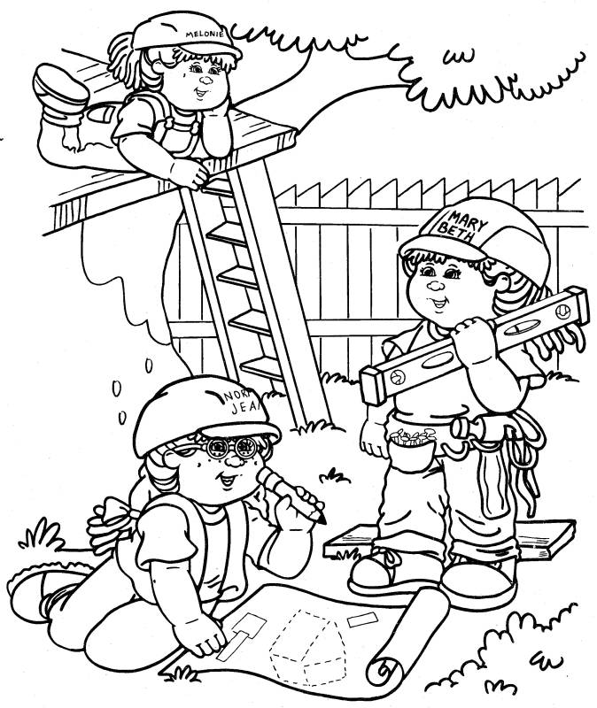 Coloring Pages Of Kids Playing - Coloring Home