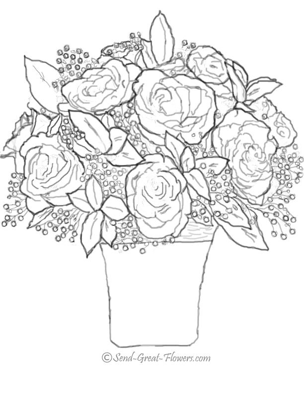 Free, Printable Rose Coloring Pages To Download Now