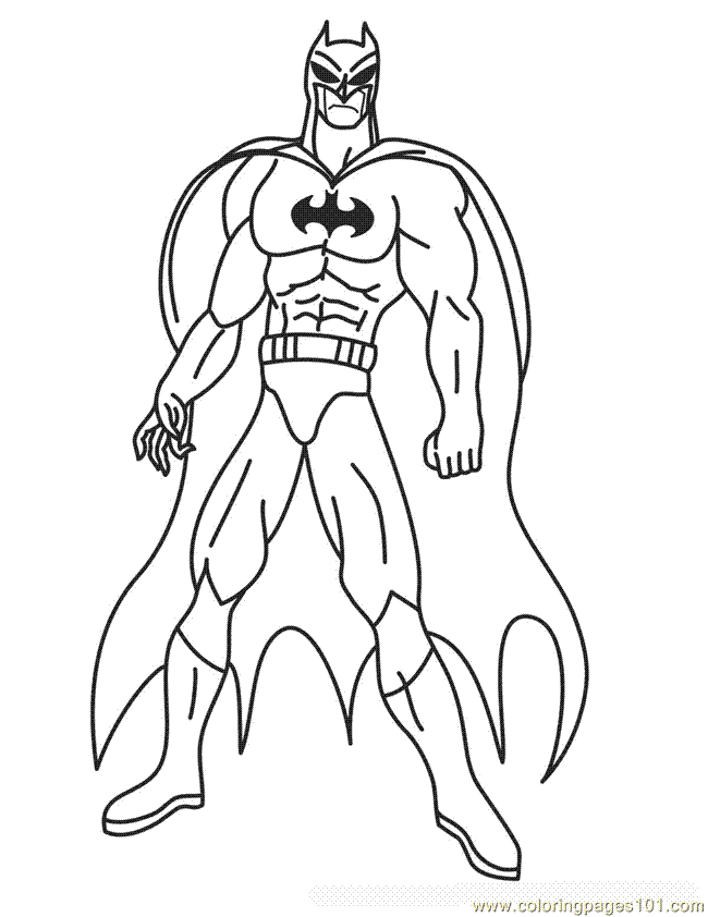 bat man Colouring Pages (page 2)