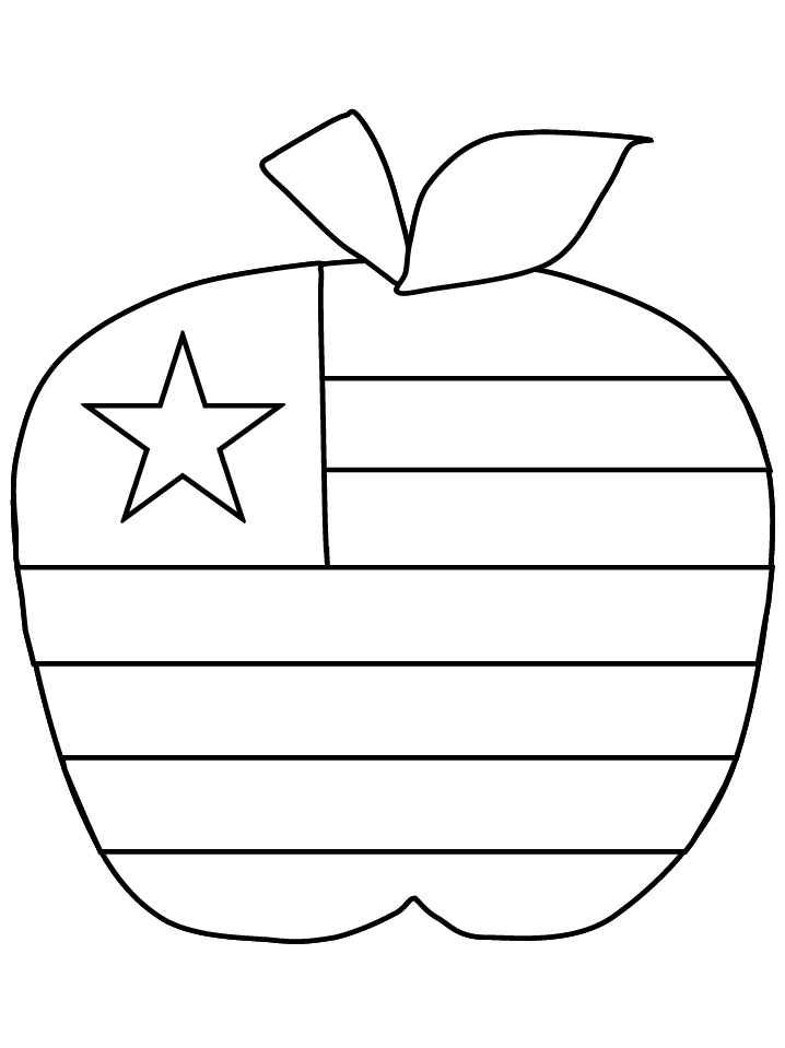 Usa Coloring Page - Coloring Home