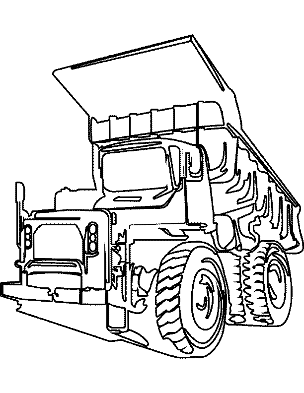 Construction Trucks Coloring Pages - Coloring Home
